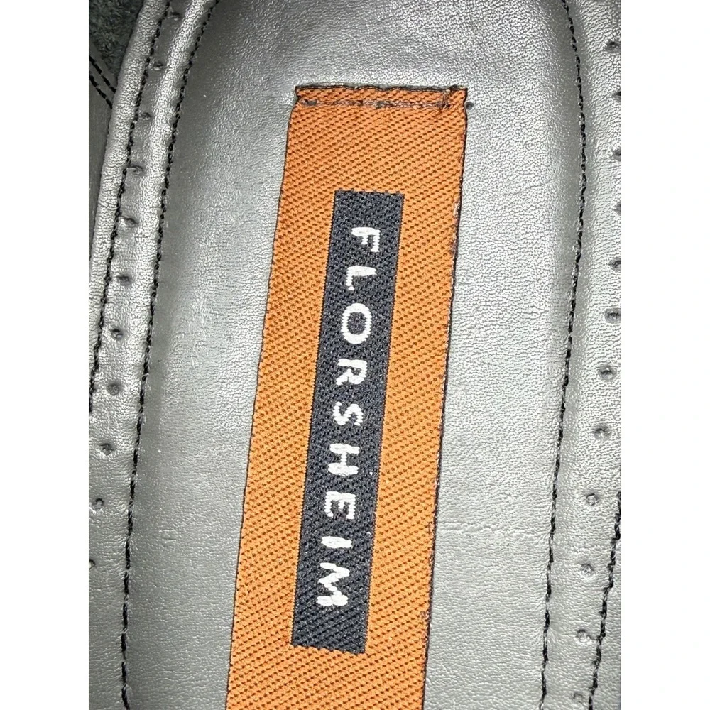 Florsheim Mens 9 D Cap Toe Derby Dress Shoes Black‎ Leather Lace Up Brazil